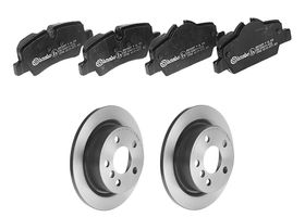 Kit De Balatas Bajos Metales Y 2 Discos Sólidos Traseros