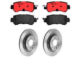 Kit De Balatas Cerámicas Y 2 Discos Sólidos Traseros