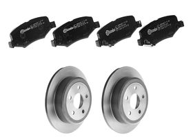 Kit De Balatas Bajos Metales Y 2 Discos Sólidos Traseros