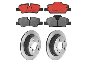 Kit De Balatas Cerámicas Y 2 Discos Sólidos Traseros