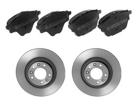 Kit De Balatas Bajos Metales Y 2 Discos Sólidos Traseros