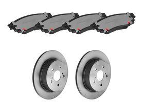 Kit De Balatas Cerámicas Y 2 Discos Sólidos Traseros