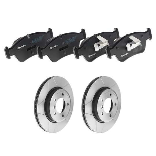 brembo-kit-de-balatas-bajos-metales-y-2-discos-ranurados-delanteros-bmw-serie-3-2001-2005-320i-0 brembo-kit-de-balatas-bajos-metales-y-2-discos-ranurados-delanteros-bmw-serie-3-2001-2005-320i-0