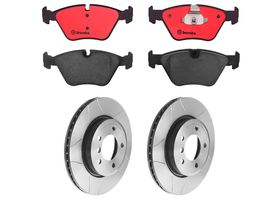 Kit De Balatas Cerámicas Y 2 Discos Ranurados Delanteros