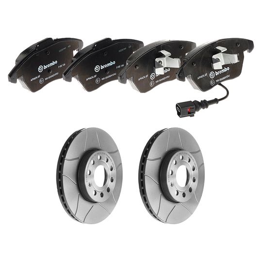 brembo-kit-de-balatas-bajos-metales-y-2-discos-ranurados-delanteros-volkswagen-golf-2010-2014-golf-0 brembo-kit-de-balatas-bajos-metales-y-2-discos-ranurados-delanteros-volkswagen-golf-2010-2014-golf-0