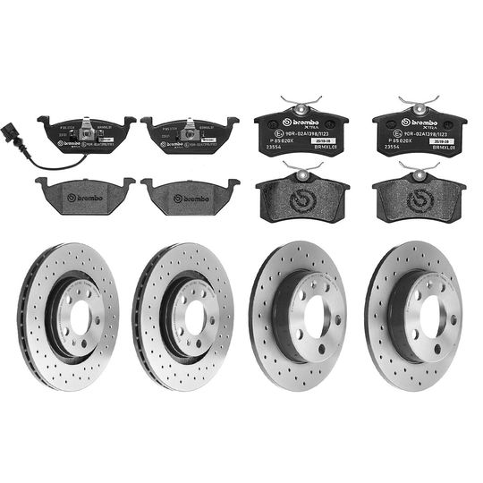 brembo-kit-de-balatas-sportxtra-y-4-discos-hiperventilados-delanteros-y-traseros-volkswagen-clasico-2011-2015-clasico-0