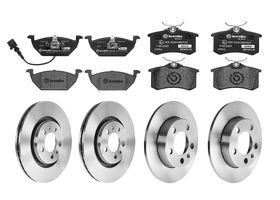 Kit De Balatas SportXtra, 2 Discos Ventilados Y 2 Discos Sólidos Delanteros Y Traseros