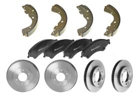 Kit De Discos, Balatas Bajos Metales, Tambores Y Zapatas