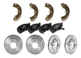 Kit De Discos, Balatas Bajos Metales, Tambores Y Zapatas