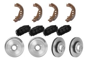 Kit De Discos, Balatas Bajos Metales, Tambores Y Zapatas