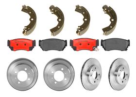 Kit De Discos, Balatas Cerámicas, Tambores Y Zapatas