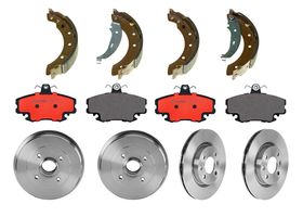 Kit De Discos, Balatas Cerámicas, Tambores Y Zapatas