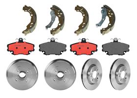 Kit De Discos, Balatas Cerámicas, Tambores Y Zapatas