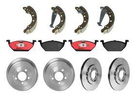 Kit De Discos, Balatas Cerámicas, Tambores Y Zapatas