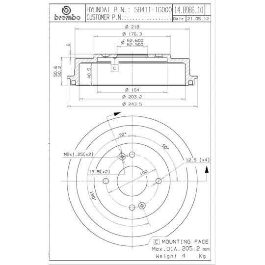 brembo-tambor-de-frenos-trasero-izquierdo-o-derecho-dodge-attitude-2006-2011-attitude-0 brembo-tambor-de-frenos-trasero-izquierdo-o-derecho-dodge-attitude-2006-2011-attitude-0