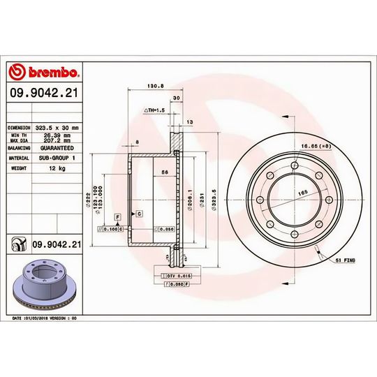 brembo-disco-ventilado-trasero-lado-conductor-o-pasajero-dodge-ram-2001-2002-ram-3500-0