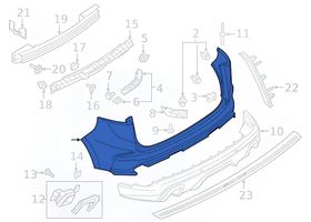 Defensa Trasera - OEM