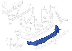 Defensa Trasera Inferior - OEM