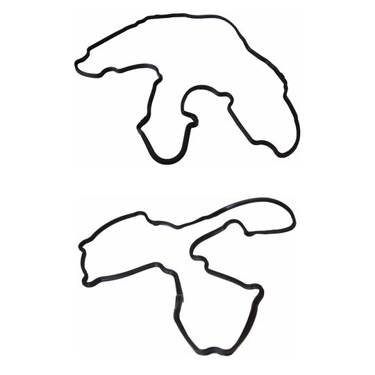 ford-partes-originales-2-juntas-para-tapa-de-punterias-oem-ford-freestyle-2005-2007-freestyle-v6-3-0l-0