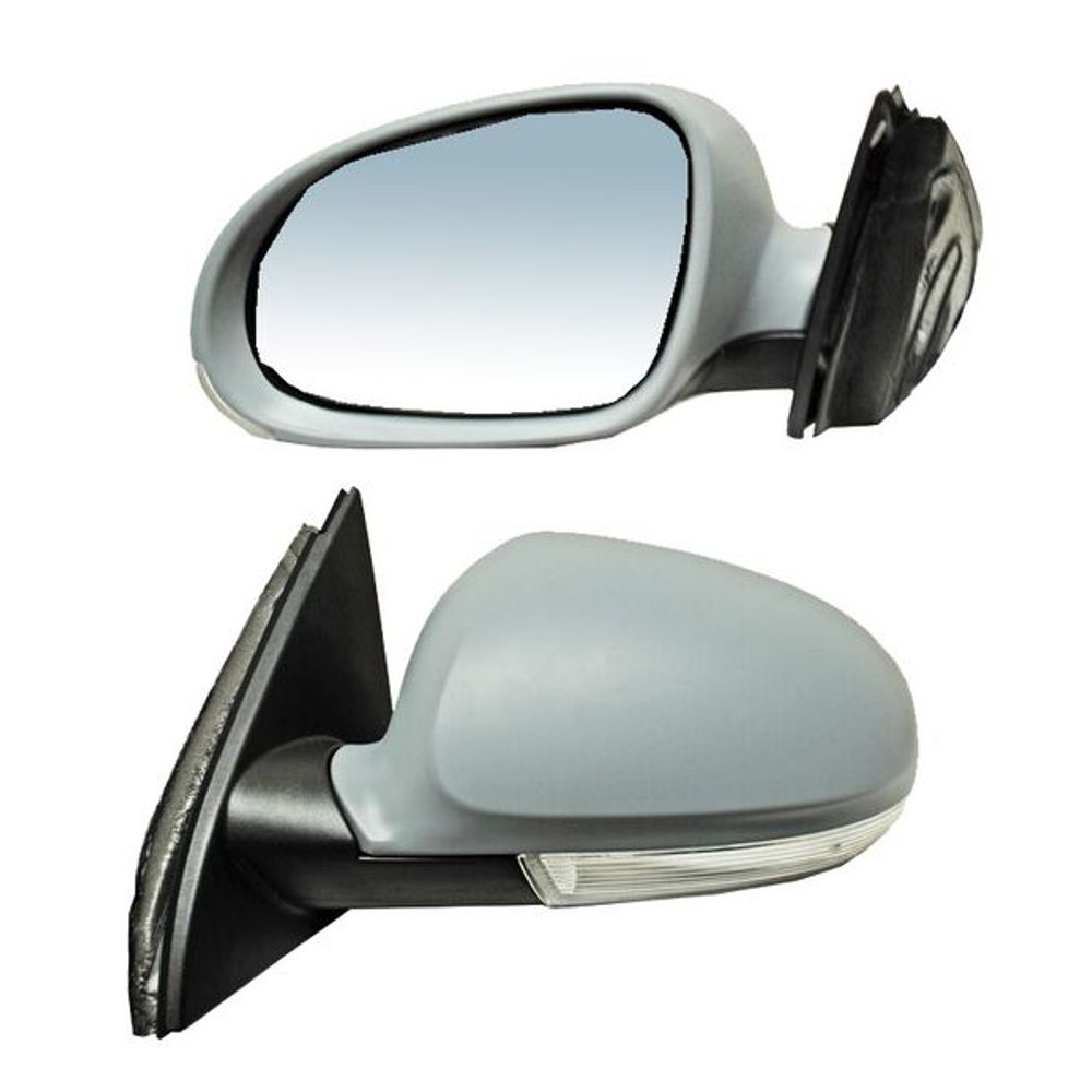 VW Passat 2006 /> Puerta De Espejo Manual Negro Corto Brazo Par Izquierda /& Derecho