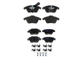 Kit De Balatas Bajos Metales Delanteras Y Traseras