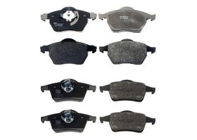 Kit De Balatas Bajos Metales Delanteras Y Traseras AWD, FWD