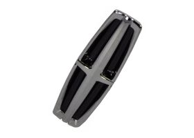 Emblema De Parrilla Negro / Cromo Brillante - OEM