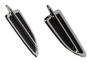 Par De Molduras De Salpicadera Delanteras Cromadas Brillantes - OEM