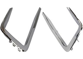 Par De Molduras De Faro De Niebla Delanteras Cromadas Brillantes - OEM