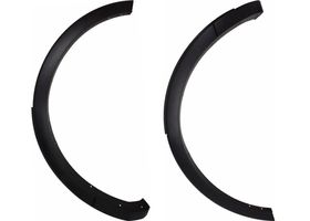 Par De Molduras De Arco De Salpicadera Traseras Negras Carbón - OEM