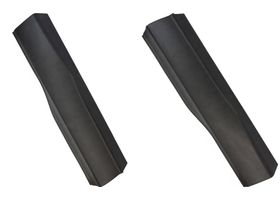 Par De Molduras De Puerta Traseras Inferiores Exteriores Negras Carbón - OEM