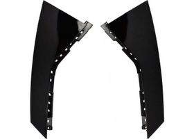 Par De Molduras De Marco De Ventana De Puerta Traseras Inferiores Exteriores Negras Pilar - OEM