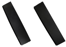 Par De Molduras De Pilar De Puerta Traseras Negras Carbón - OEM