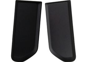 Par De Molduras De Defensa Delanteras Negras Carbón - OEM
