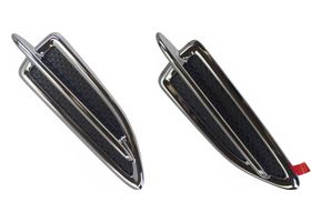 Par De Molduras De Salpicadera Delanteras Cromadas Brillantes - OEM