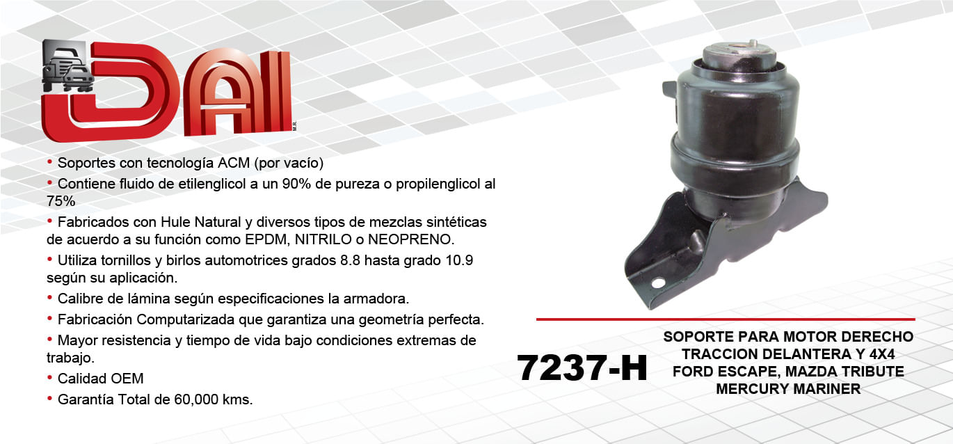 Soporte Motor Derecho