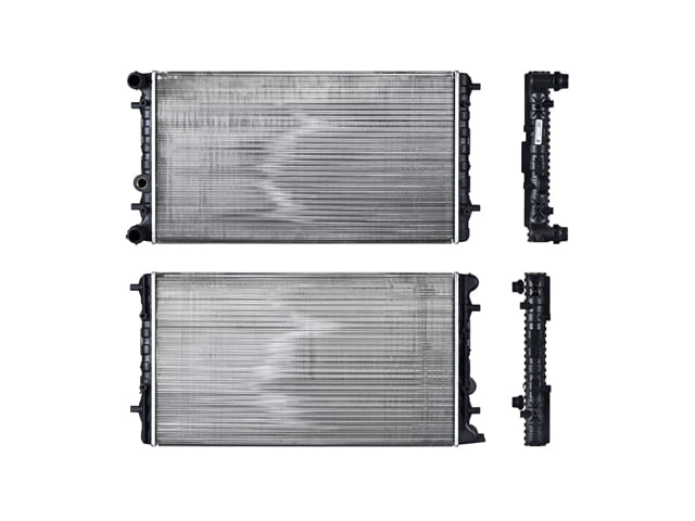 Radiador Vw Beetle 98-09 L4 1.8/2.0 Lts C/Aire Acondicionado Automatico
