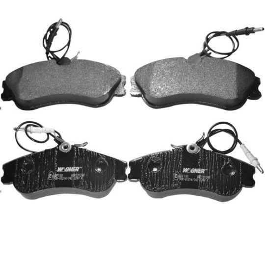 Wagner|Balatas Semimetalicas Delanteras|Peugeot Partner|2003-2004|L4 1.6L |2101846