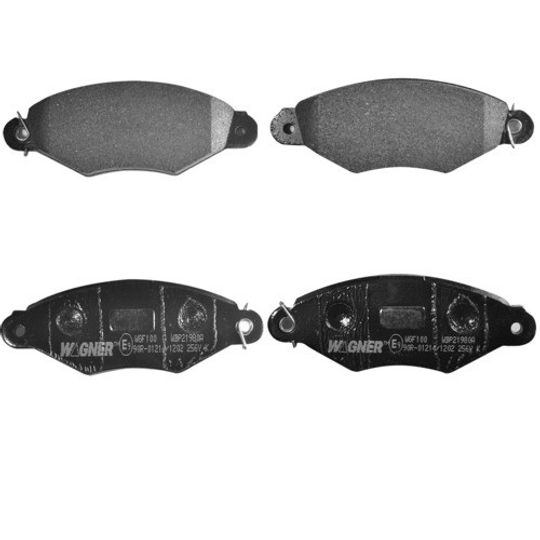Wagner|Balatas Semimetalicas Delanteras|Renault Kangoo|2008|L4 2.0L |2102584
