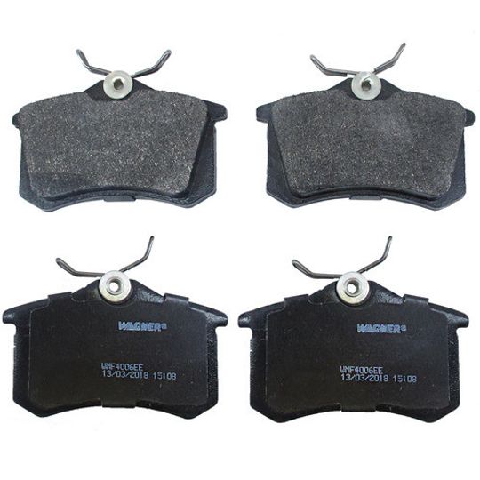 Wagner|Balatas Semimetalicas Traseras|Volkswagen Polo|2003-2007|L4 2.0L |2104460