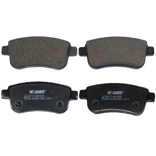 Wagner|Balatas Semimetalicas Traseras|Renault Fluence|2011-2013|L4 2.0L |2103747