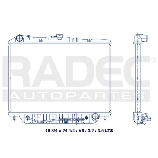 RADIADOR-PASSPORT-93-01-32-LTS-MV6-AUT RADIADOR-PASSPORT-93-01-32-LTS-MV6-AUT