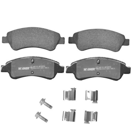 Wagner|Balatas Semimetalicas Delanteras|Peugeot 206|2002-2008|L4 1.6L |2101887 Wagner|Balatas Semimetalicas Delanteras|Peugeot 206|2002-2008|L4 1.6L |2101887