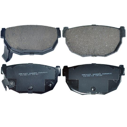 WAGNER|Balatas Ceramicas Traseras|Nissan 200sx|1985-1988|L4 2.0L |2110619