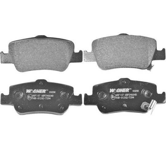Wagner|Balatas Semimetalicas Traseras|Toyota Corolla|2007-2011|L4 1.8L |2102963