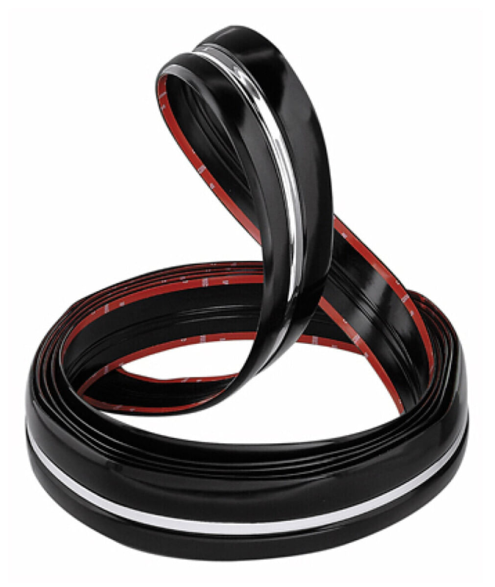 Rollo De Moldura Negra 6.0 M