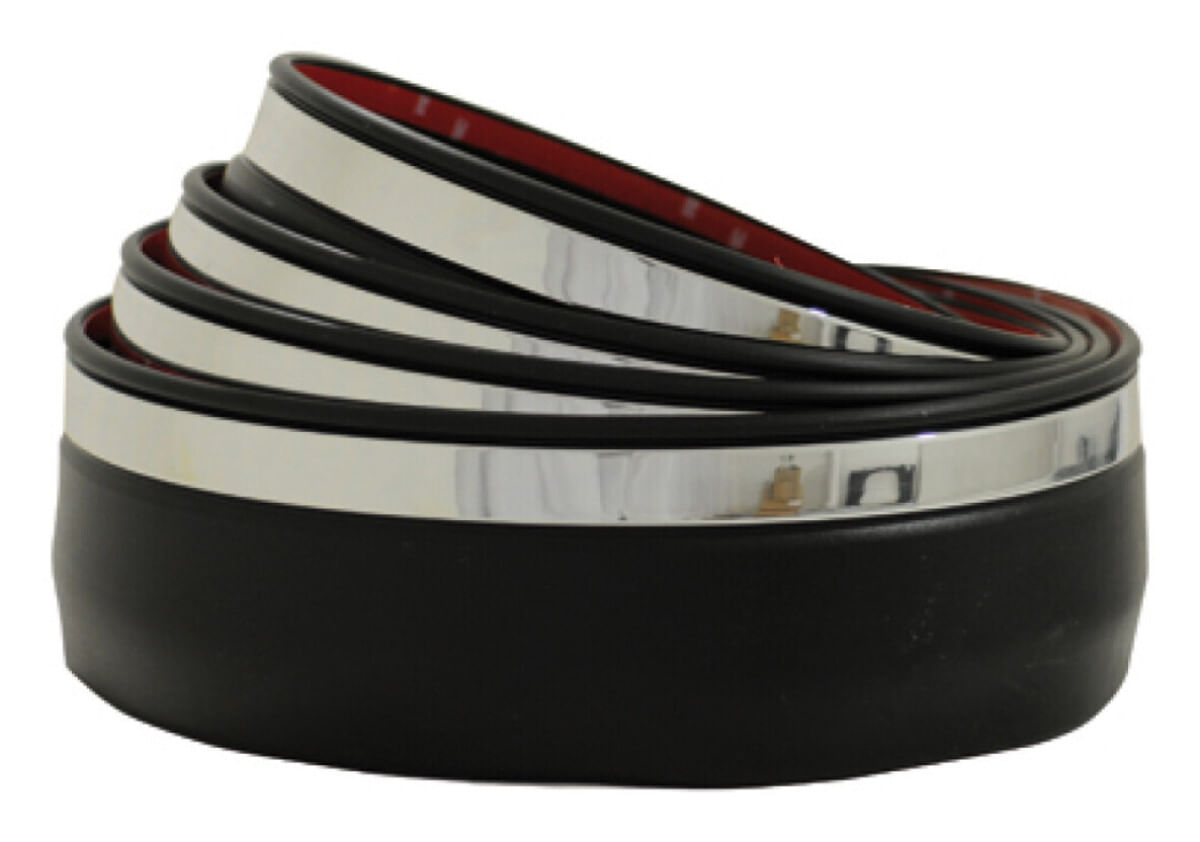 Rollo De Moldura Negra 4.0 M
