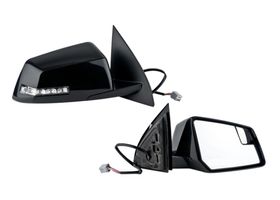 Espejo Negro Con Desempañante Con Direccional Eléctrico 7 Pines Lado Pasajero
