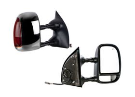 Espejo Cromado Con Desempañante Con Direccional Eléctrico Lado Pasajero