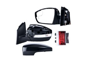 Espejo Para Pintar Con Desempañante Con Direccional Con Luz Inferior Eléctrico Con Punto Ciego Lado Conductor